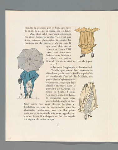 Gazette du Bon Ton, 1914 - No. 5, pag. 174: Bas-reliëfs, J. Renée Souef, 1914 Canvas Print