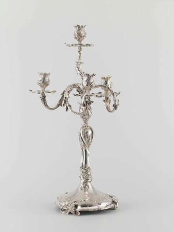 Two candelabra, Firma Hoeker & Zoon, 1891 Canvas Print