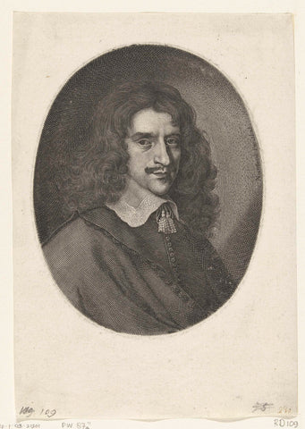 Portrait of Louis Hesselin, Robert Nanteuil, 1650 Canvas Print