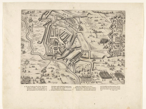 Siege of Steenwijk, 1592, Bartholomeus Willemsz. Dolendo (attributed to), 1610 Canvas Print