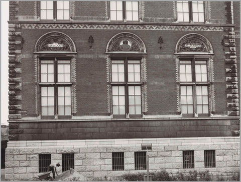 Façade main building as seen from stadhouderskade, 1970 - 1985 Canvas Print