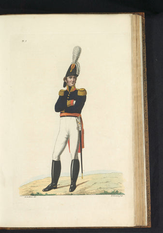 Major General, in gala kit, K. Portman, 1823 Canvas Print