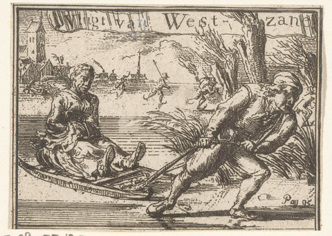 Escape of Lambert Melisz., 1573, Romeyn de Hooghe (school or), 1706 Canvas Print