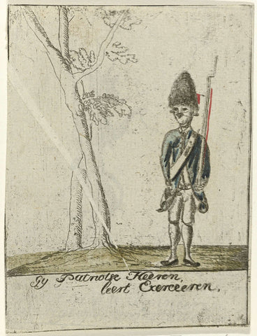 Patriotse Grenadier, anonymous, 1787 Canvas Print