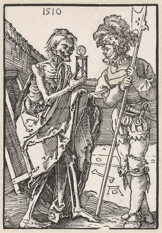 The Soldier and Death, Albrecht Dürer, 1510 Canvas Print