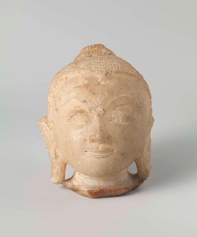 Head of a Buddha, anonymous, c. 1650 - c. 1950 Canvas Print