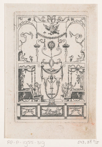 Composition with images, anonymous, in or after 1562 Canvas Print