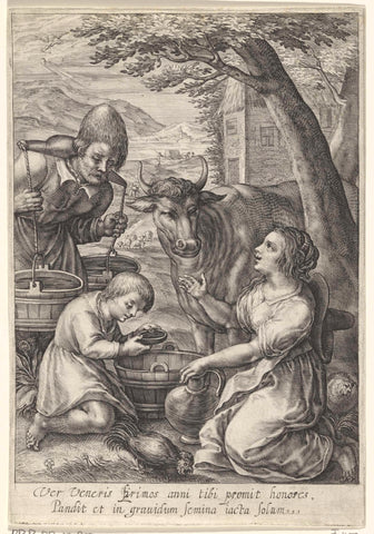 Summer, Magdalena van de Passe, 1617 - 1634 Canvas Print