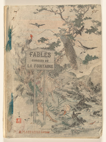 Fables of Fontaine - part one, Jean de La Fontaine, 1894 Canvas Print