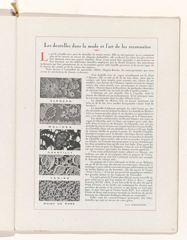 Art - Goût - Beauté, Feuillets de l' elegance féminine, November 1931, No. 135, 12th Year, p. 31, Charles Goy, 1931 Canvas Print