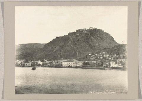 View of the Palamidi at Nafplion, anonymous, c. 1895 - c. 1915 Canvas Print