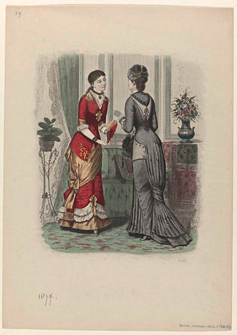 Women's fashion guide, 1 February 1881, No. 630, anonymous, 1881 Canvas Print