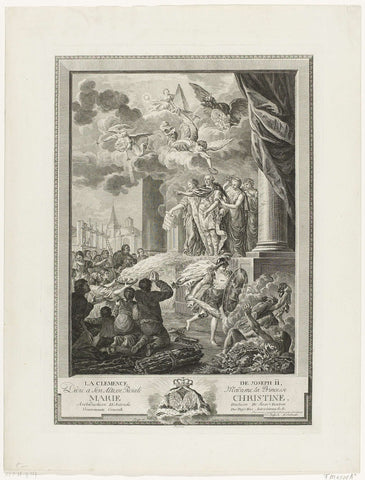 Clemency of Emperor Joseph II to the Protestants, 1783, Mathias de Sallieth, 1783 Canvas Print