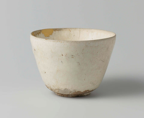 Bowl with three spur marks and a gold laquer repair, anonymous, c. 1100 - c. 1299 Canvas Print