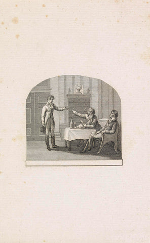 Title page for: De Gardes d'Honneur in vier zangen, Dirk Hendrik ten Kate van Loo, The Hague 1815, Reinier Vinkeles (I), 1813 - 1815 Canvas Print