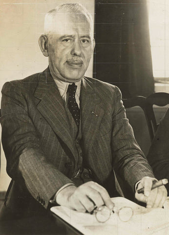 Portrait of Minister Hendrik van Boeijen, London News Agency Photos, 1940 - 1945 Canvas Print