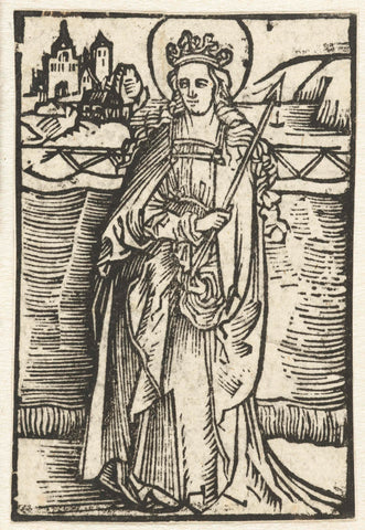 Heilige Ursula, Albrecht Dürer (circle of), 1503 Canvas Print