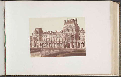 Pavillon Turgot van het Palais du Louvre, Édouard Denis Baldus, c. 1855 - c. 1857 Canvas Print