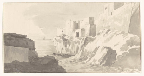 View of Polignano, Louis Ducros, 1778 Canvas Print