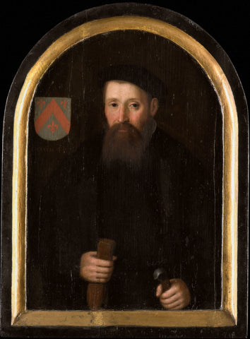 Portrait of Willem Fransz van Schoterbosch (c. 1510-?), Cornelis Engelsz. (attributed to), c. 1620 Canvas Print