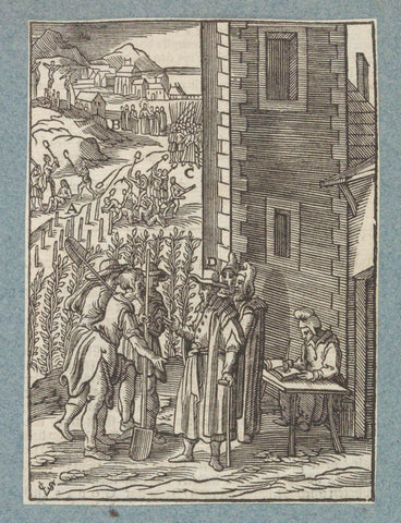 Parable of the tenants of the vineyard, Christopher of Shechem (II), 1629 Canvas Print