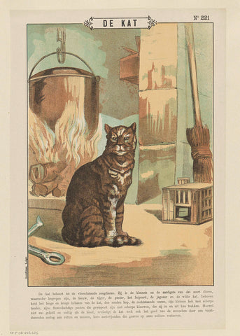 The cat, Gordinne, 1894 - 1959 Canvas Print