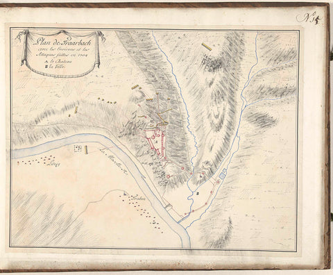 Siege of Traarbach, 1704, Samuel Du Ry de Champdoré, 1704 Canvas Print