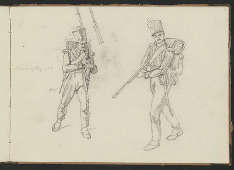 Soldaten, Abraham Tarerlink, c. 1808 - c. 1857 Canvas Print