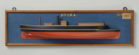 Half Model of a Gunboat, W.G. Armstrong & Co, c. 1870 - c. 1871 Canvas Print