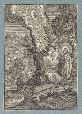 Christus in de hof van Getsemane, Christoffel van Sichem (II), 1629 Canvas Print