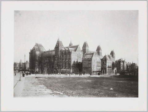 The Rijksmuseum seen from the south-west, c. 1901 - c. 1906 Canvas Print