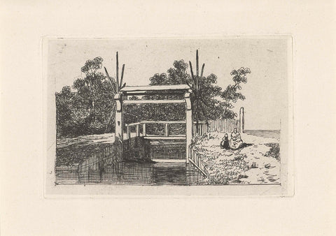 Sluis, Lambertus Hardenberg (1744), c. 1837 - 1900 Canvas Print