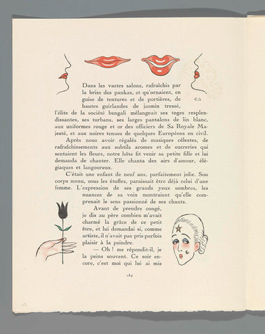 Gazette du Bon Ton, 1914 - No. 5, pag. 154: La Palette des Dames, E. Ayres, 1914 Canvas Print