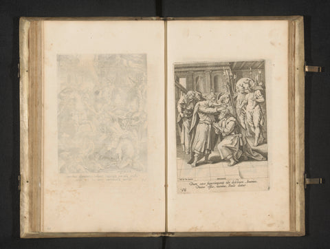 Ananias geneest de blindheid van Paulus, anonymous, 1654 Canvas Print