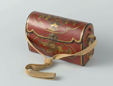 Cartridge bag belonging to coat of arms of Cornelis Tromp, anonymous, c. 1650 - c. 1679 Canvas Print