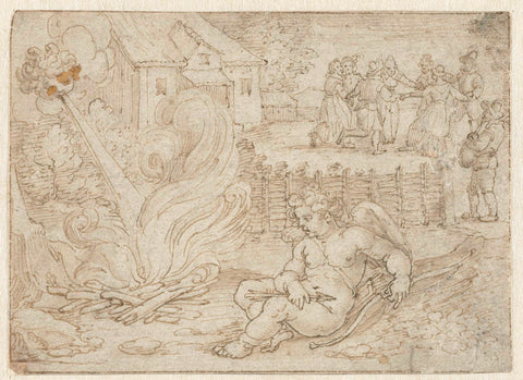 Soul of my soul, Pieter Serwouters, 1606 - 1611 Canvas Print