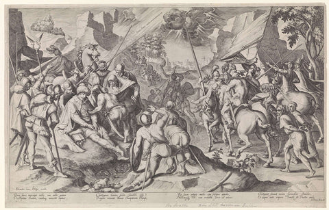 Bekering van Paulus, Jacob de Gheyn (II) (attributed to workshop of), 1596 - 1598 Canvas Print