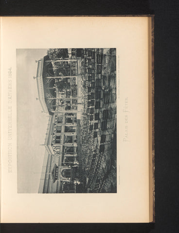 View of the music building of the Antwerp World's Fair in 1894, Charles Bernhoeft, 1894 Canvas Print