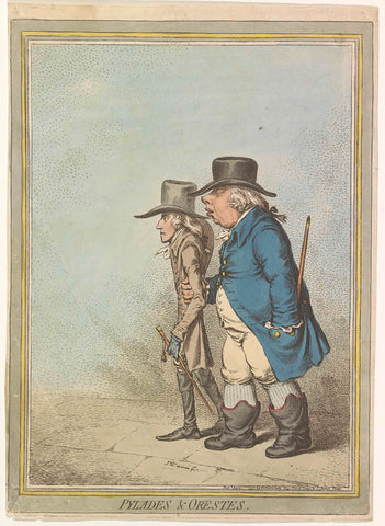 Caricature of William V, 1797, James Gillray, 1797 Canvas Print