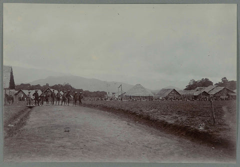 Tanoh Ilang seen from the bivouac, anonymous, 1903 - 1913 Canvas Print