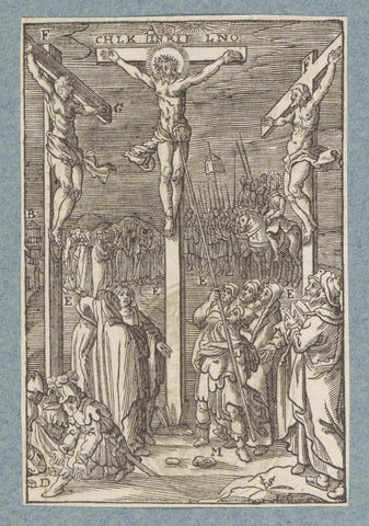 Christ on the cross, Christopher of Shechem (II), 1629 Canvas Print