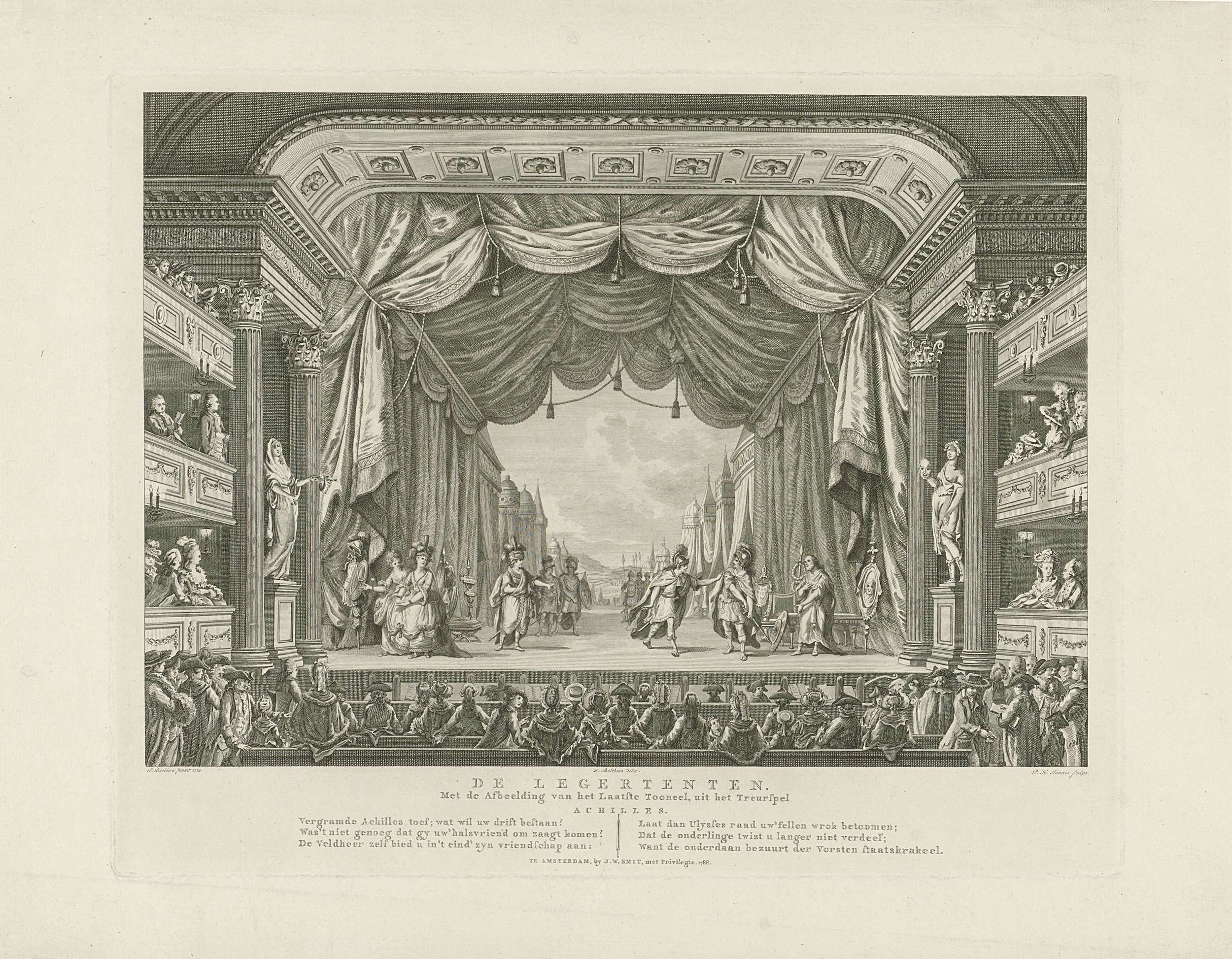 Theatre with stage set: De Legertenten, Pieter | CanvasPrints.com