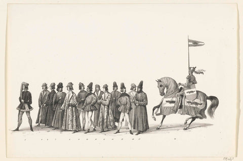 Parade nos 5-18, anonymous, 1840 Canvas Print