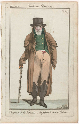 Journal des Dames et des Modes: Men's Fashion, anonymous, 1802 Canvas Print