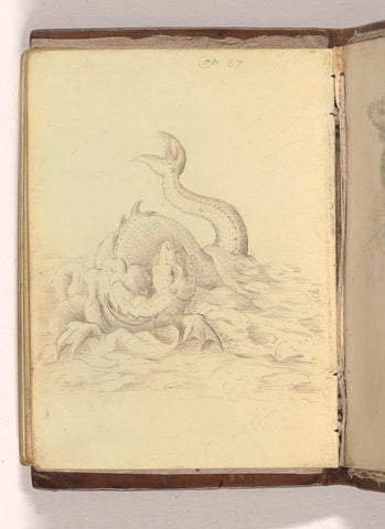 Dragon, anonymous, 1587 Canvas Print