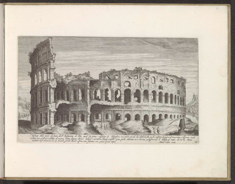 Colosseum, Aegidius Sadeler, 1624 - 1650 Canvas Print