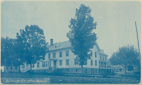 Exterior of the chaplaincy of Belknap County in Laconia, anonymous, c. 1884 - in or before 1889 Canvas Print