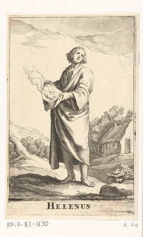 Heilige Helenus, Frederick Bloemaert, after 1636 - c. 1670 Canvas Print