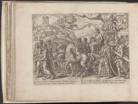 Triumph of Love, Philips Galle, 1563 - 1567 Canvas Print