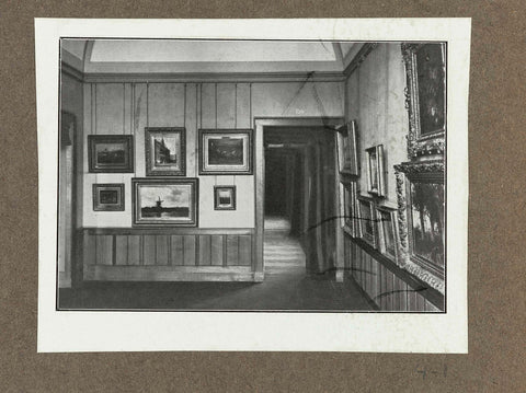 Room 356 in the Drucker extension around 1909, 1909 - 1915 Canvas Print